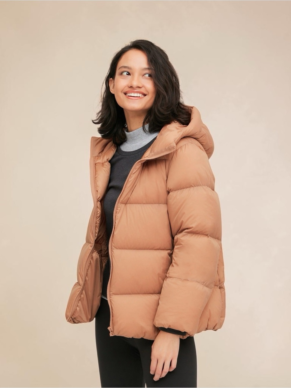 Uniqlo Women’s Large Ultra Light Down Cocoon Parka Gorpcore Packable NWT